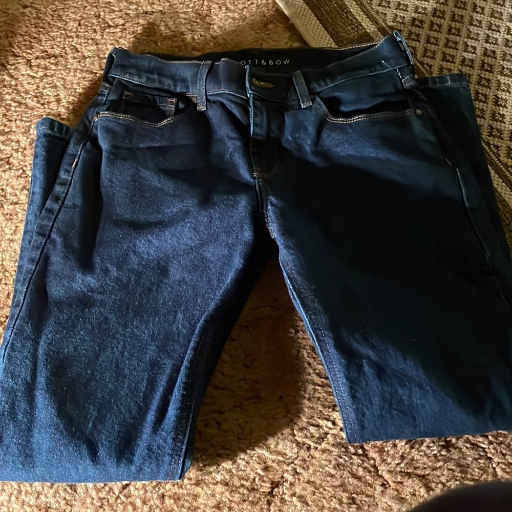 Mott and bow boyfriend darkwash denim jeans nwot